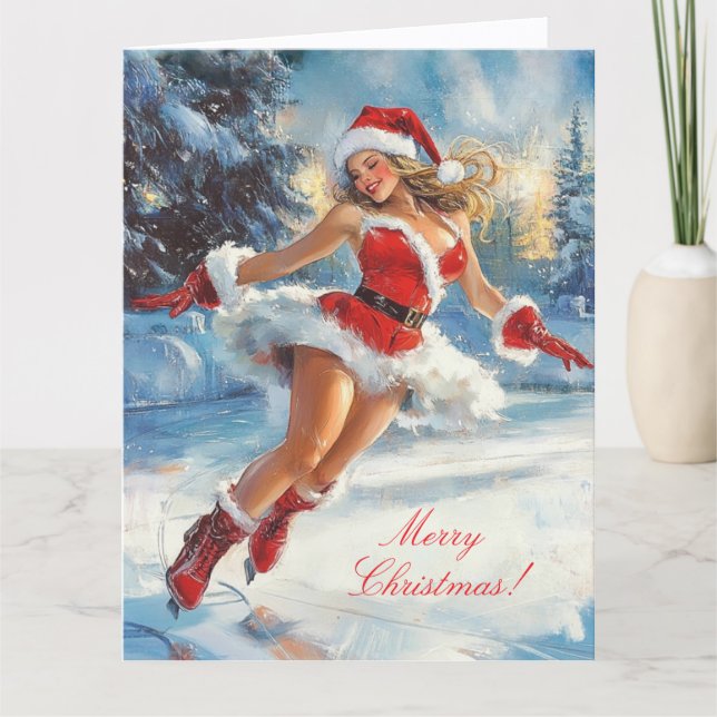 Tarjeta de Feliz Navidad. (Anverso)