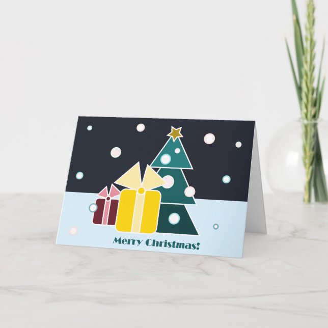 Tarjeta de Feliz Navidad (Anverso)