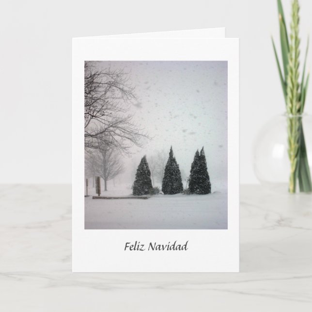 Tarjeta de Feliz Navidad (Anverso)
