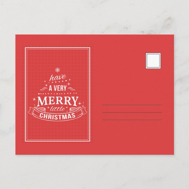 Tarjeta De Feliz Navidad (Anverso)