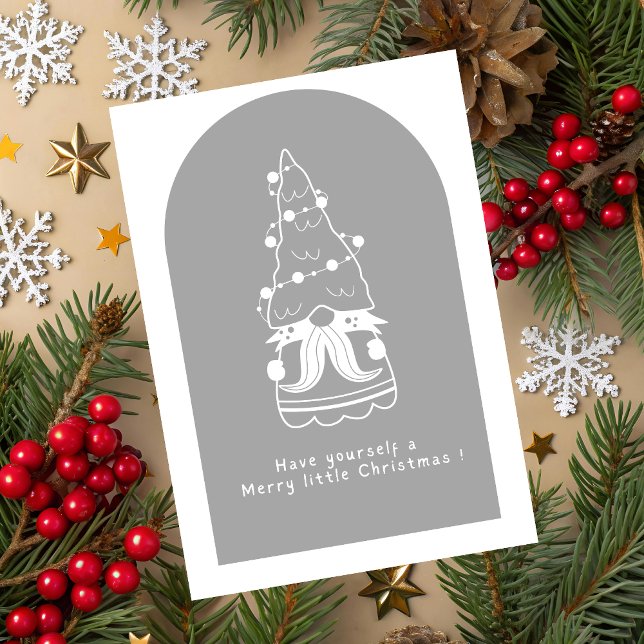 Tarjeta de Feliz Navidad Adorable (Have yourself a Merry little Christmas Card)