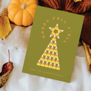 Tarjeta de Feliz Navidad – Árbol de Caramelo de Ma