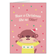 Tarjeta de Feliz Navidad Como Ninguna Otra Con Pun
