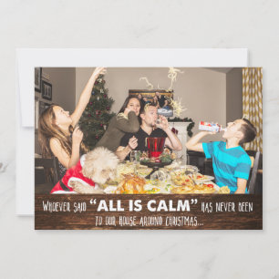 Tarjeta de Feliz Navidad con Foto de Humor Diverti