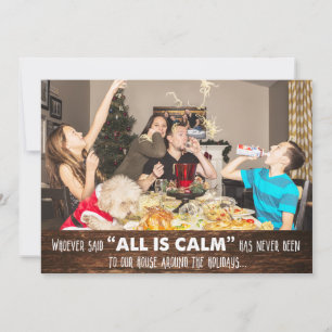 Tarjeta de Feliz Navidad con Foto de Humor Diverti