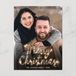 Tarjeta de Feliz Navidad con Foto de Vacaciones Do