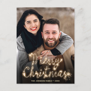 Tarjeta de Feliz Navidad con Foto de Vacaciones Do