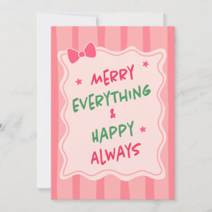 Tarjeta de Feliz Navidad con Foto Personalizable