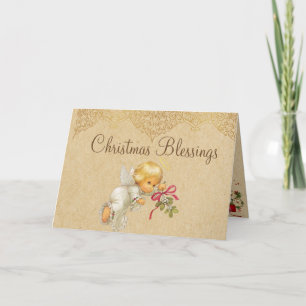 Tarjeta de Feliz Navidad del Angelito