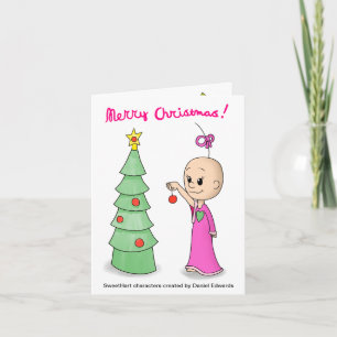 Tarjeta de Feliz Navidad del árbol de SweetHart (c