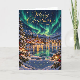 Tarjeta de Feliz Navidad del Pueblo Aurora del Pol