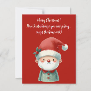 Tarjeta de Feliz Navidad Divertida