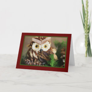 Tarjeta de Feliz Navidad doblada