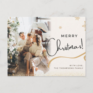 Tarjeta de Feliz Navidad | Elegante Tarjeta de Cum