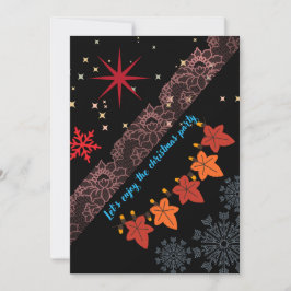 Tarjeta de Feliz Navidad – Festivo Día de Fiesta
