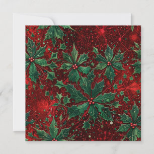 Tarjeta de Feliz Navidad Gótica