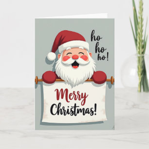 Tarjeta de Feliz Navidad Ho Ho Ho