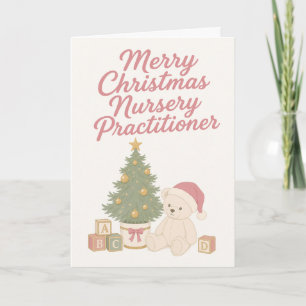 Tarjeta de Feliz Navidad para Profesional de Guard