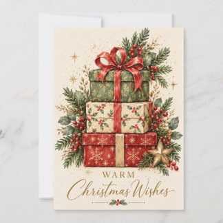 Tarjeta de Feliz Navidad personalizada