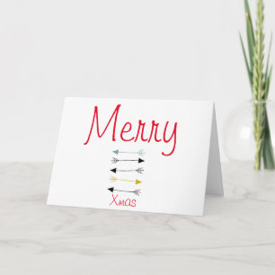 Tarjeta de Feliz Navidad personalizada