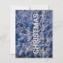 Tarjeta de Feliz Navidad y Año Nuevo