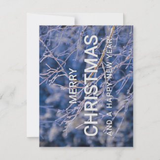 tarjeta de Feliz Navidad y Feliz Año Nuevo