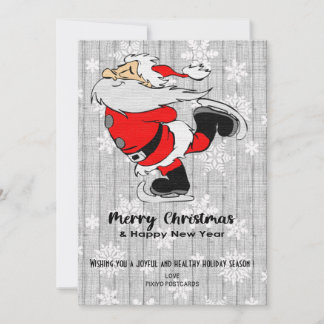 Tarjeta de Feliz Navidad y Feliz Año Nuevo