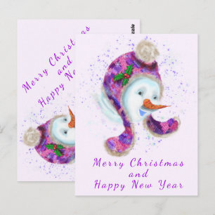 Tarjeta de Feliz Navidad y Feliz Año Nuevo del Muñ