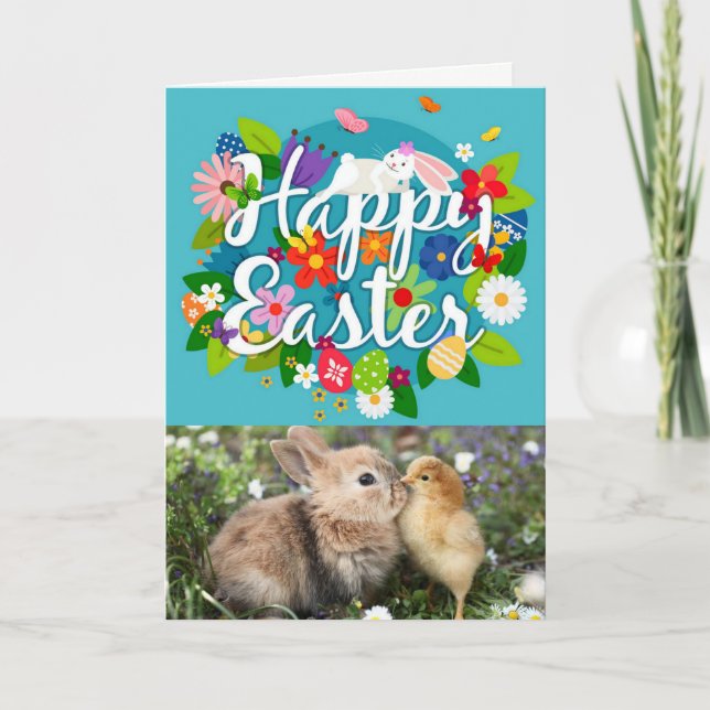 Tarjeta de Feliz Pascua (Anverso)