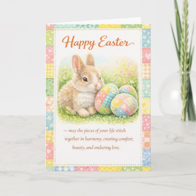 Tarjeta de Feliz Pascua (Anverso)