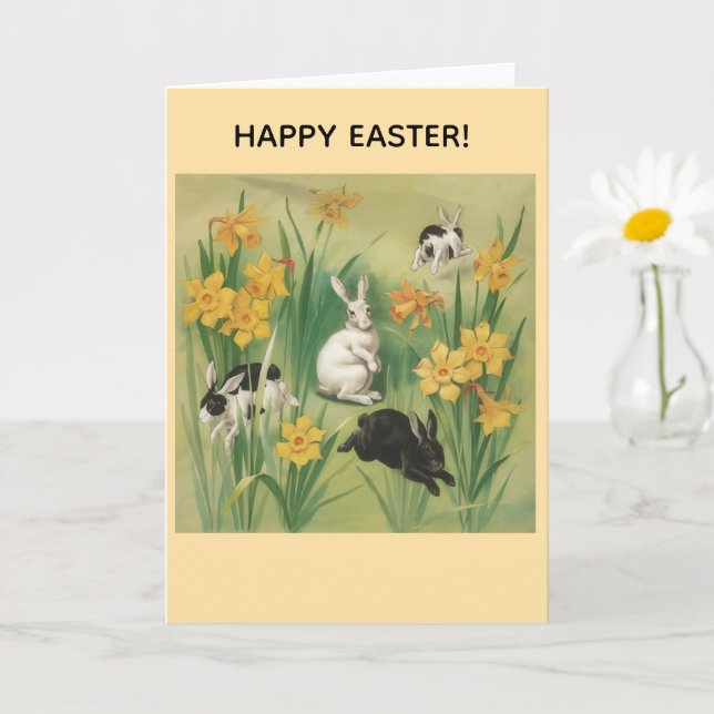 Tarjeta de Feliz Pascua (Planta pequeña)