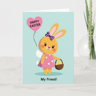 Tarjeta de Feliz Pascua amigo mío