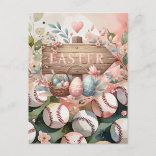 Tarjeta de Feliz Pascua de Béisbol