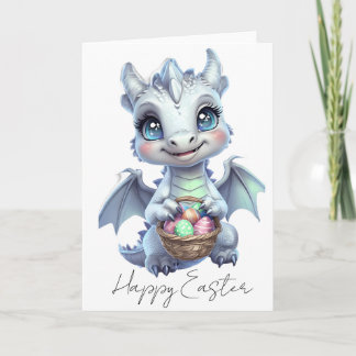 Tarjeta de Feliz Pascua de Dragón