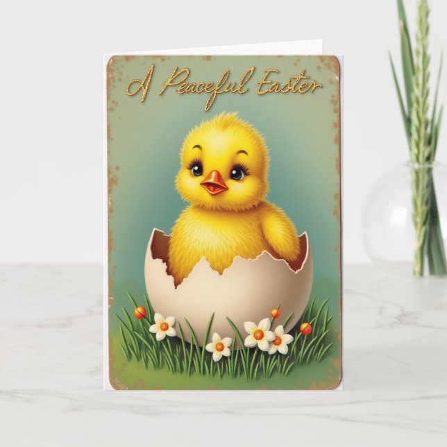 Tarjeta de Feliz Pascua de Nueva Vida (Anverso)