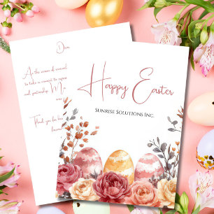Tarjeta de Feliz Pascua de Resurrección para Negoc