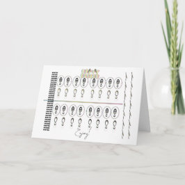 Tarjeta de Feliz Pascua Doble