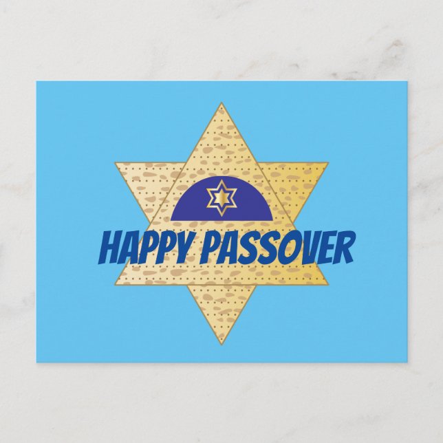 Tarjeta de Feliz Pascua Judía (Anverso)