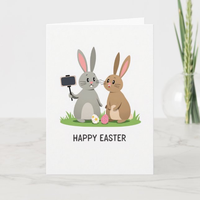 Tarjeta de Feliz Pascua para Amigos (Anverso)