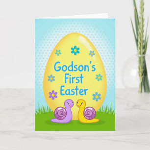Tarjeta de Feliz Pascua para el Padrino de Confirm