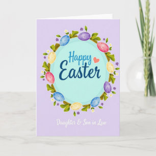 Tarjeta de Feliz Pascua para Hija e Hijo