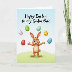 Tarjeta de Feliz Pascua para la Madrina