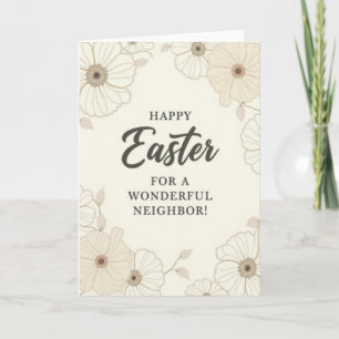 Tarjeta de Feliz Pascua para Vecino