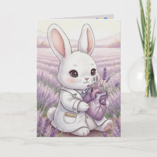 Tarjeta de Feliz Pascua, Regalo del Doctor Bunny p