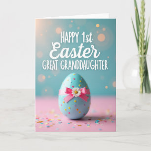 Tarjeta de Feliz Primer Pascua Nieto