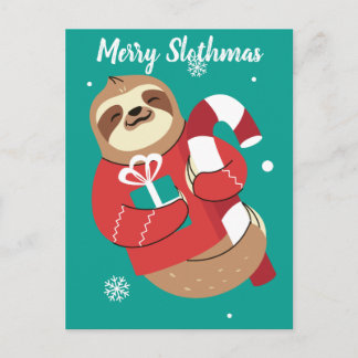 Tarjeta de Feliz Slothmas