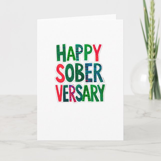Tarjeta de Feliz Soberversario, 5x7", sobre inclui (Anverso)