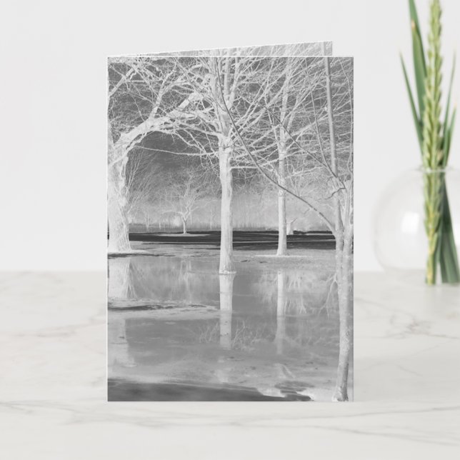 Tarjeta de Feliz Solsticio de Invierno por Janz (Anverso)