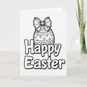 Tarjeta de Feliz Temporada de Pascua de Huevos