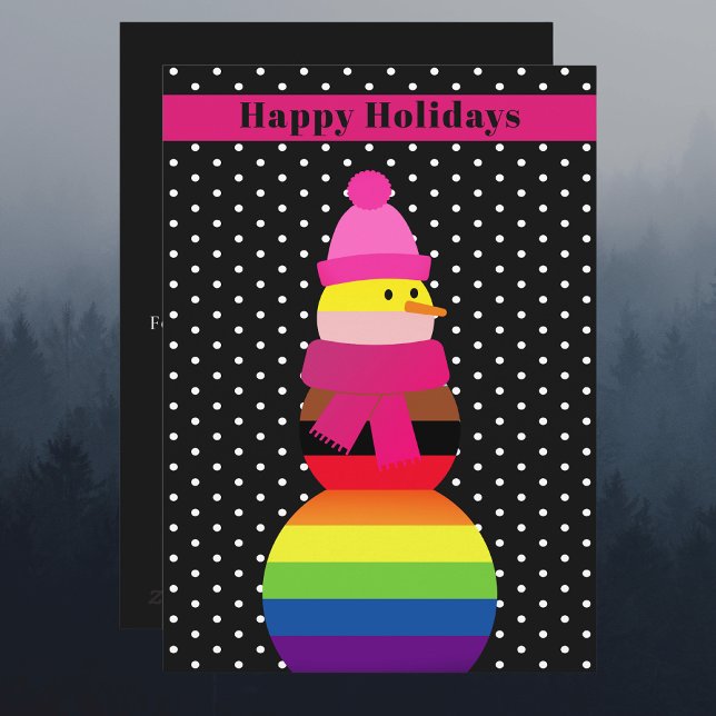 Tarjeta de feriado de navidades gay gay lgbtq para (Subido por el creador)